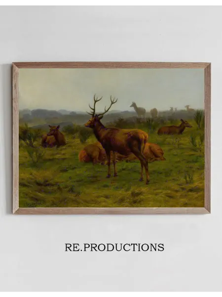 Re.productions Постер The Monarch of the Herd - Rosa Bonheur