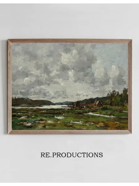 Re.productions Постер Paysage Breton - Eugène Boudin