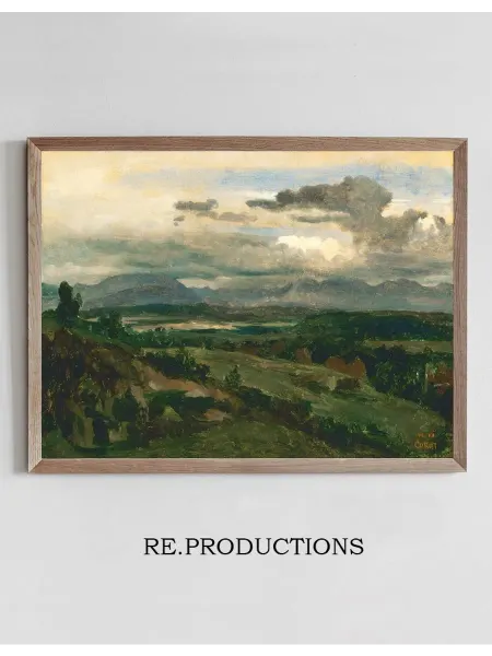 Re.productions Постер Civita Castellana - Jean-Baptiste-Camille Corot