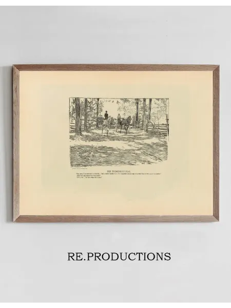 Re.productions Постер Her tremendous fear - Charles Dana Gibson