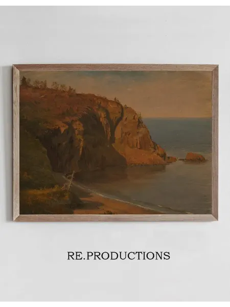 Re.productions Постер Coast of Grand Manan - Frederic Edwin Church
