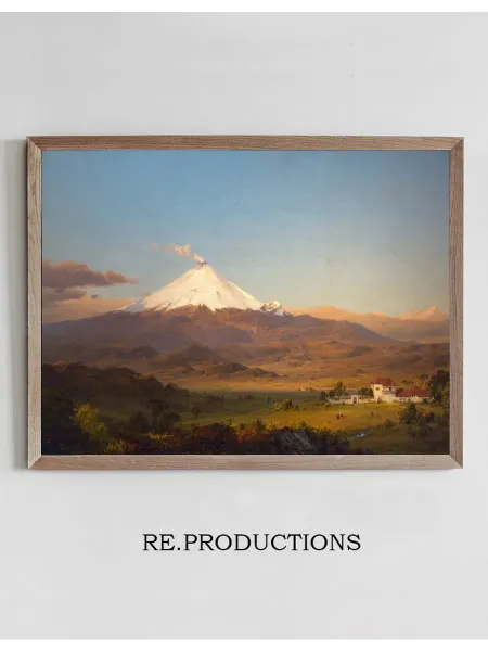 Re.productions Постер Cotopaxi - Frederic Edwin Church