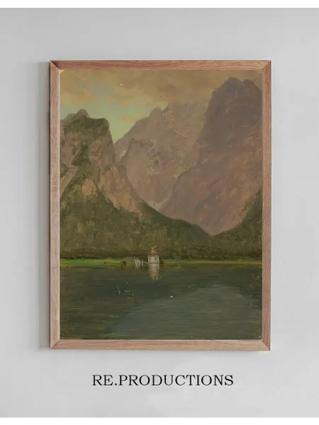 Re.productions Постер Koenigsee, near - Frederic Edwin Church