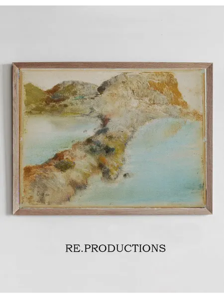 Re.productions Постер Rocky coast - Edgar Degas