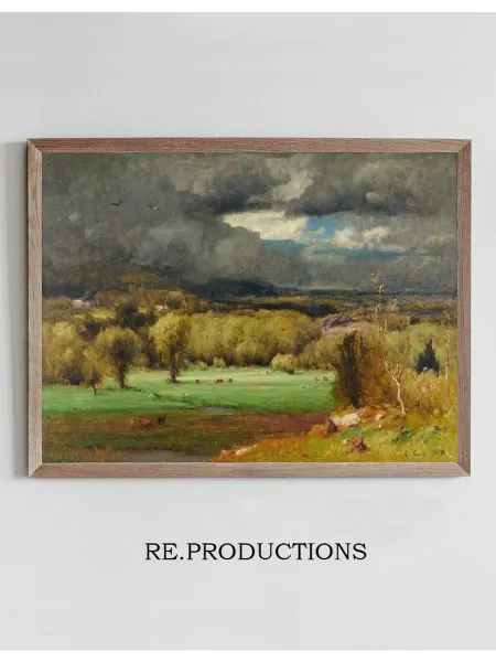 Re.productions Постер The Coming Storm - George Inness