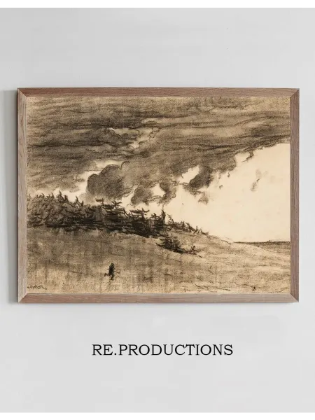Re.productions Постер Storm Coming - Winslow Homer