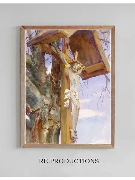 Re.productions Постер Tyrolese Crucifix - John Singer Sargent