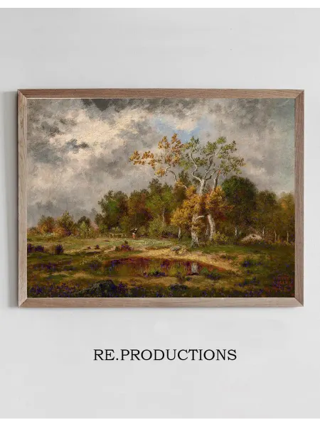 Re.productions Постер Fagotière à - Narcisse-Virgile Diaz de La Peña