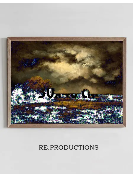 Re.productions Постер Stormy Landscape - Narcisse-Virgile Diaz de La Peña