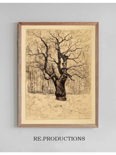 Re.productions Постер The Oak - Edvard Munch