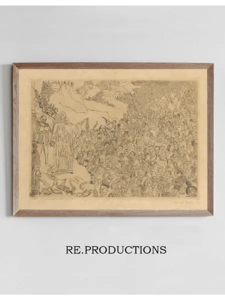 Re.productions Постер De vermenigvuldiging van de vissen - James Ensor