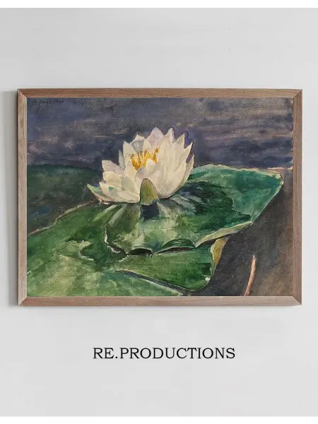 Re.productions Постер Water Lily - John La Farge