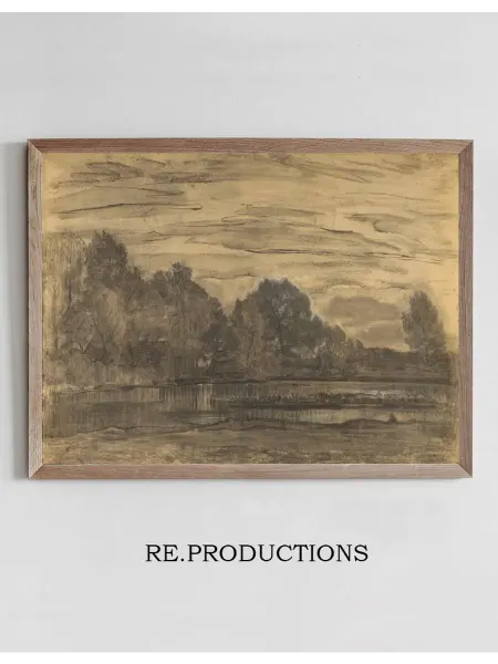 Re.productions Постер Fen nearSaasveld - Piet Mondrian