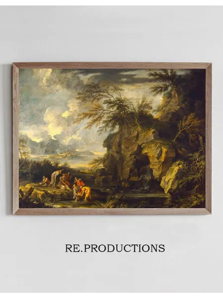 Re.productions Постер The Finding of Moses - Salvator Rosa