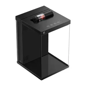 Умный аквариум Xiaomi Mijia Smart Fish Tank MYG200 (10 литров) с LED подсветкой и автокормушкой (Черный)