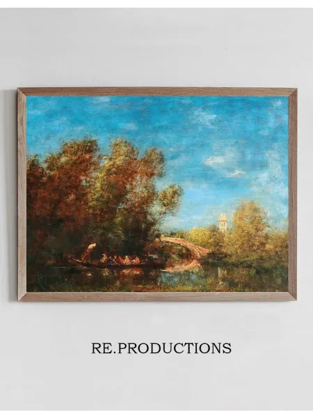 Re.productions Постер Les Jardins de Venise - Félix Ziem