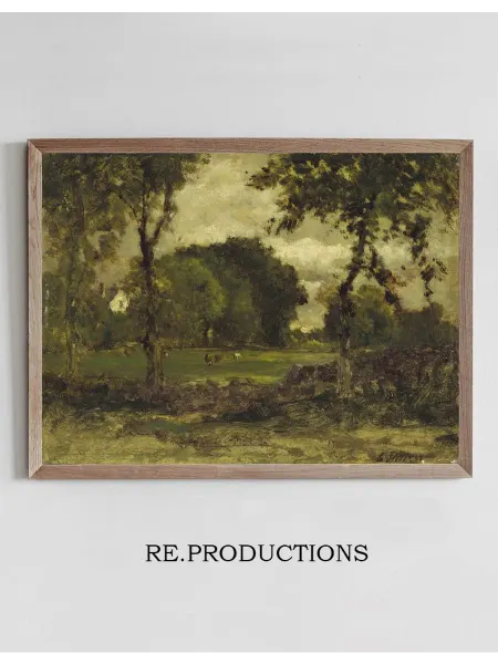 Re.productions Постер Medfield, Massachusetts (A Medfield - George Inness