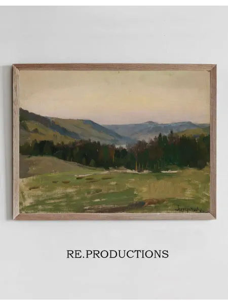 Re.productions Постер Highland Landscape - Leon Wyczółkowski