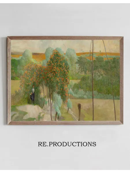 Re.productions Постер Landscape with rowanberry - Jacek Malczewski