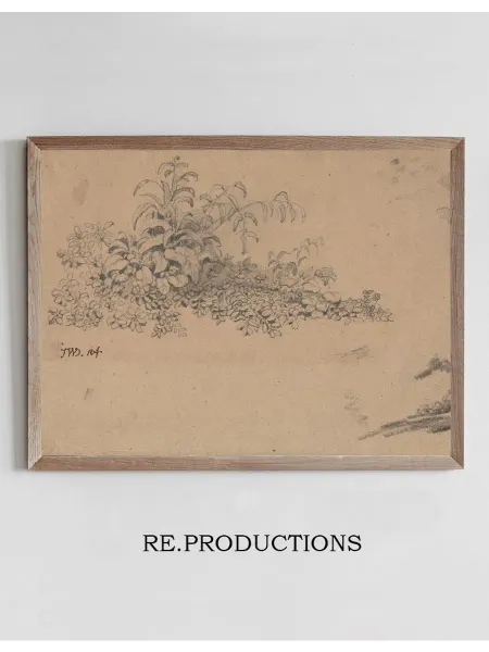 Re.productions Постер Study of Undergrowth - James Ward