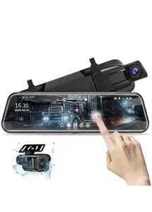 Видеорегистратор для автомобиля зеркало, 10" сенсорный экран, Full HD