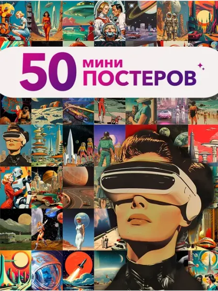 StickerHouse Natali Pank Постеры pinterest, ретро футуризм, постеры пинтерест мини