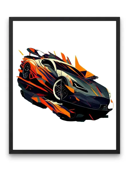 О! Мой Постер Постер, плакат Спортивный автомобиль
