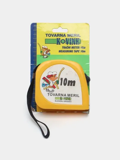 Рулетка c пряжкой Kovine MZB10, 10 м