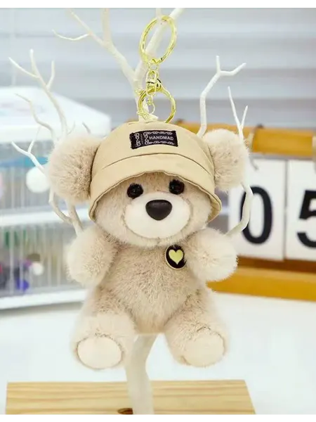 LIANG TOYS Мягкая игрушка брелок мишка 10 см