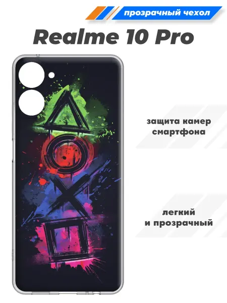 SuperPrint Прозрачный чехол на Realme 10 Pro