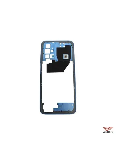 Средняя часть корпуса для Xiaomi Redmi 10 синяя
