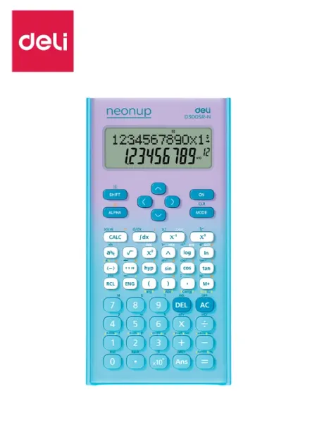 Калькулятор инж. 10+2разр. 300ф (сн) ED300SR-N Deli, 300-SR-N-ED-bl
