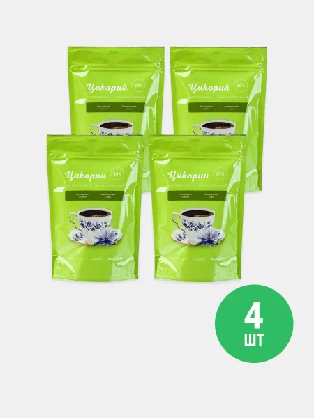 ВкусВилл Цикорий растворимый порошок 4 шт по 100 г