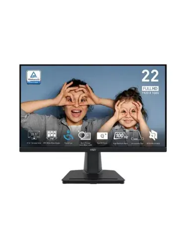 MSI 21.5" Монитор MP225 (9S6-3PC6CM-004), IPS, 1920x1080, 100 Гц, черный