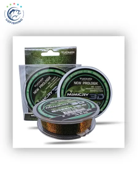 Леска рыболовная Tuohai Prologik Mimicry 3D Green Helo, 100м, монофильная, тонущая