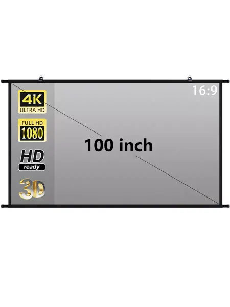 GAINVANE 100"Серый ALR Антибликовый Настенный Экран для Проектора