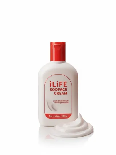ILIFE Sodface Cream 100 ml – увлажняющий крем для лица, питание и уход