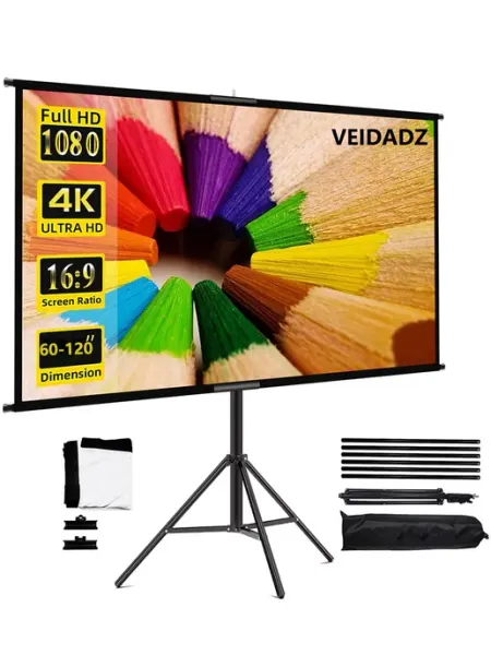 VEIDADZ 100" складной экран для проектора на штативе