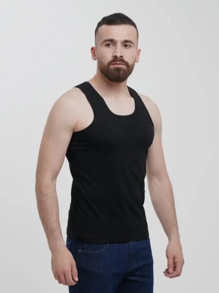 Майка для мужчин, 100% хлопок, от M до XXXL