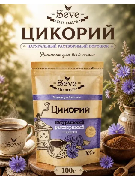 Эко Гармония Растворимый 100% цикорий порошок 100г