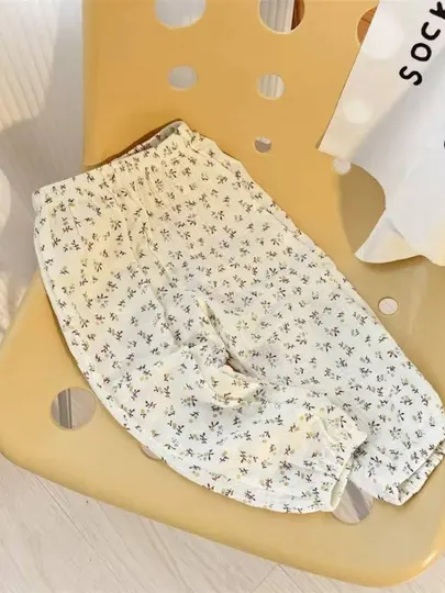 Легкие детские хлопковые брюки из 100% муслина От 2 до 3 лет