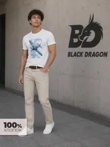 Футболка Black Dragon 100% хлопок с принтом Самолет в небе