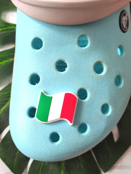 Fun_Jibz Джибитс флаг Италии на Crocs