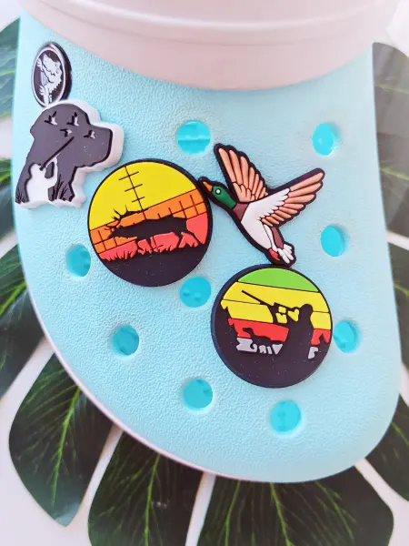 Fun_Jibz Джибитсы охота чучело утки кряква подарок охотнику на crocs