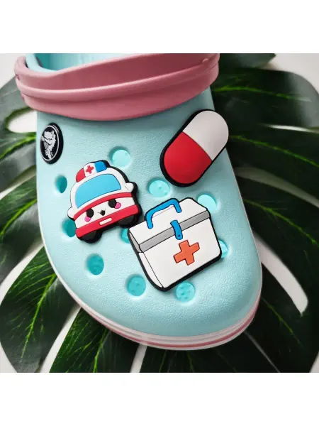 Fun_Jibz Джибитсы медицинские на Crocs таблетка скорая помощь