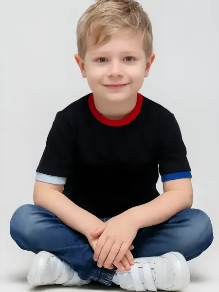 Goldenkids Футболка детская однотонная 100% хлопок