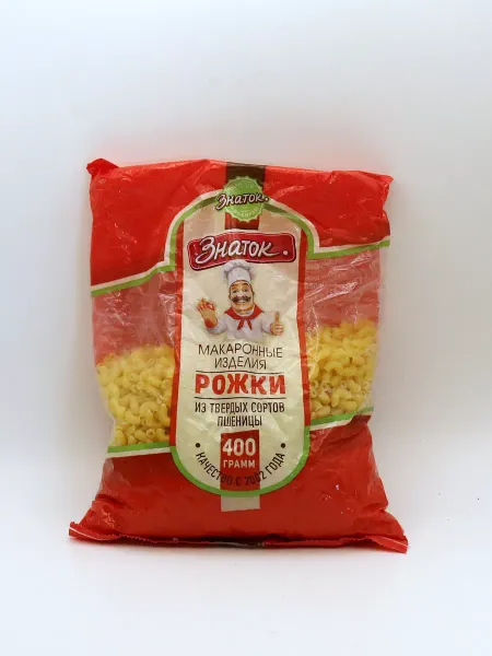 1000 Каталог Макаронные изделия рожки 400гр