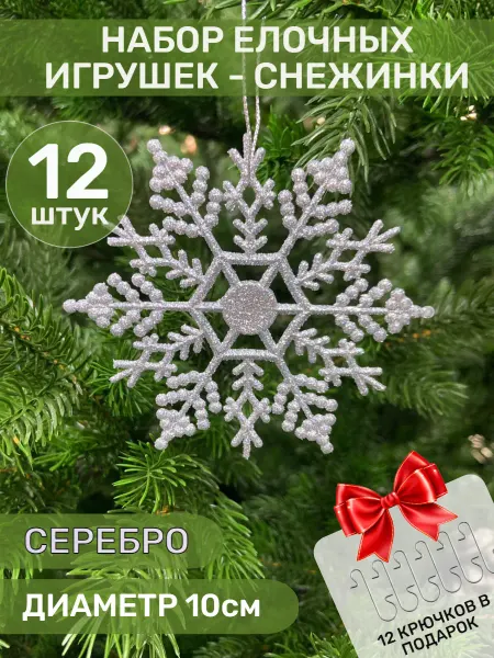 Новогодние настройки Елочные игрушки Снежинки