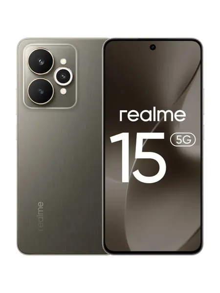 Смартфон realme 15 12/256GB, NFC, AMOLED, 144Гц, 7000мAч, черный (RU)