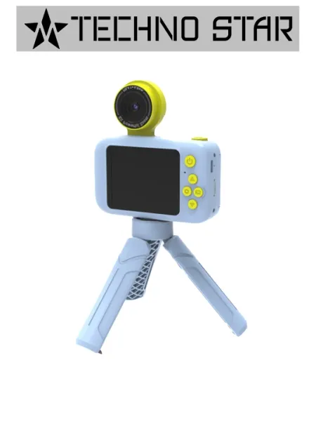 Детская поворотная камера Porodo Kids Flip со штативом, 1080p, 48 Megapixel, 1000 мАч